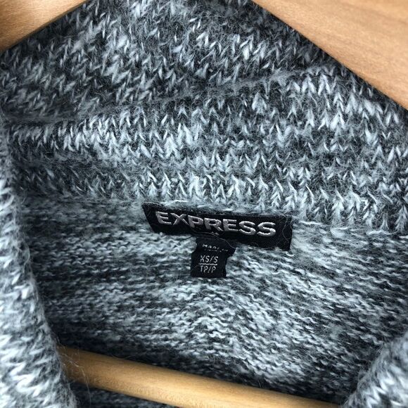 Express Gray Cowl-neck Sweater - Picture 5 of 5